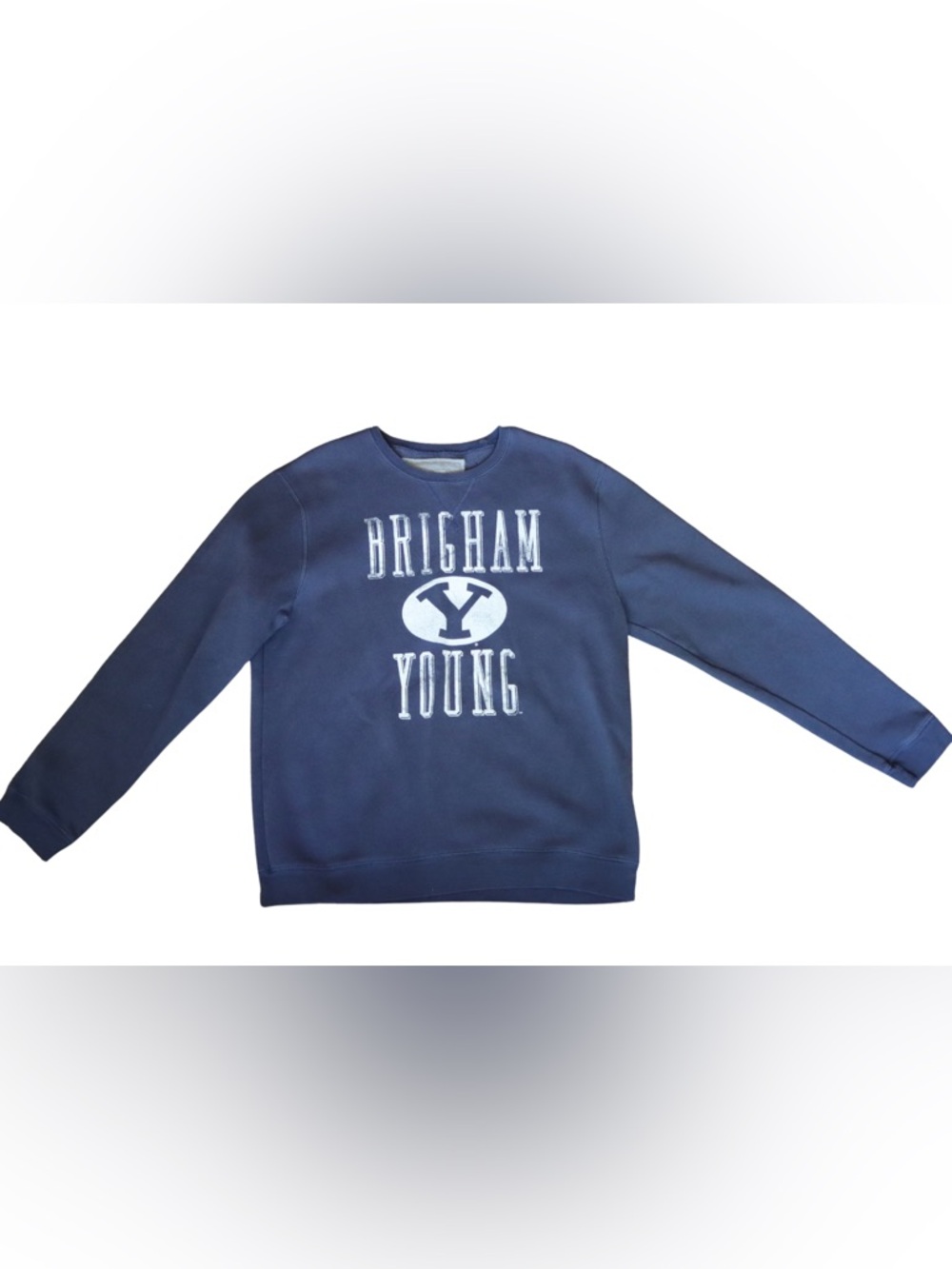 Brigham Young Navy Crewneck Sweatshirt